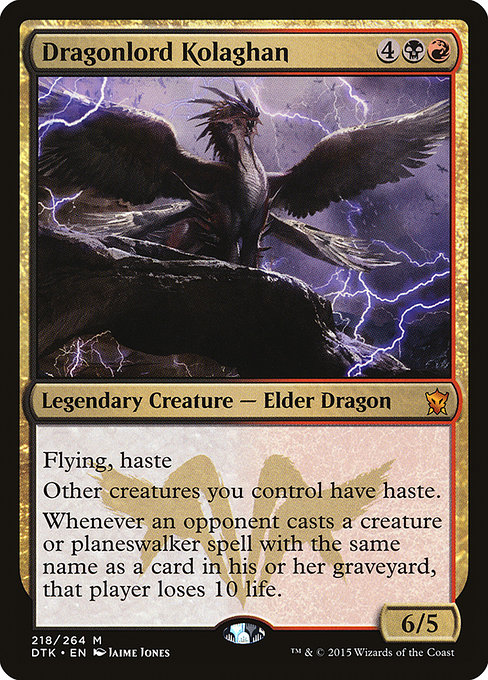 Dragonlord Kolaghan [Foil]