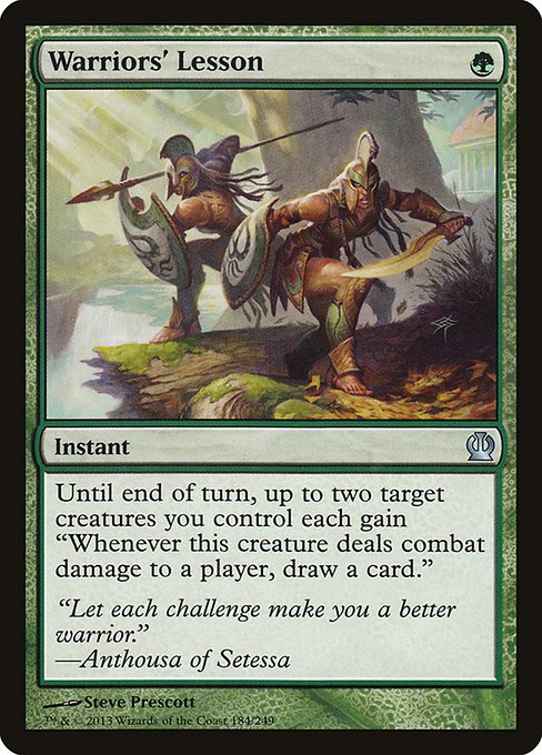 Warriors' Lesson [Foil]