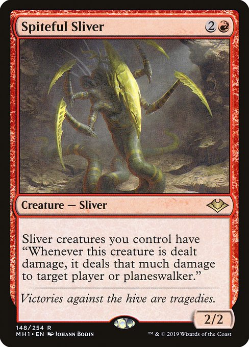 Spiteful Sliver [Foil]