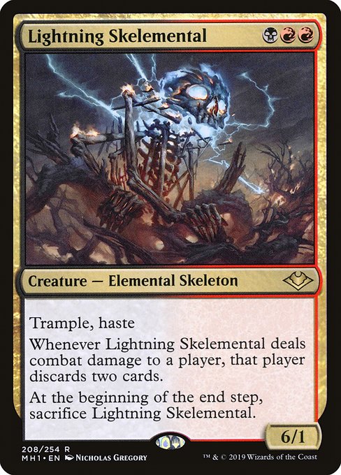Lightning Skelemental [Foil]