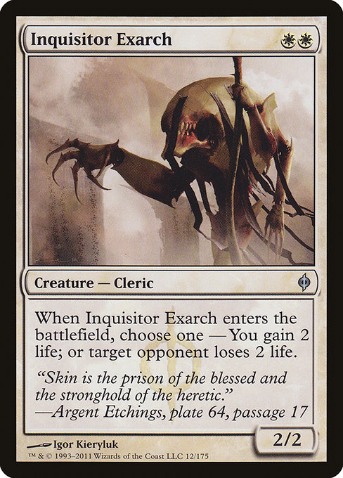 Inquisitor Exarch [Phyrexian Foil]