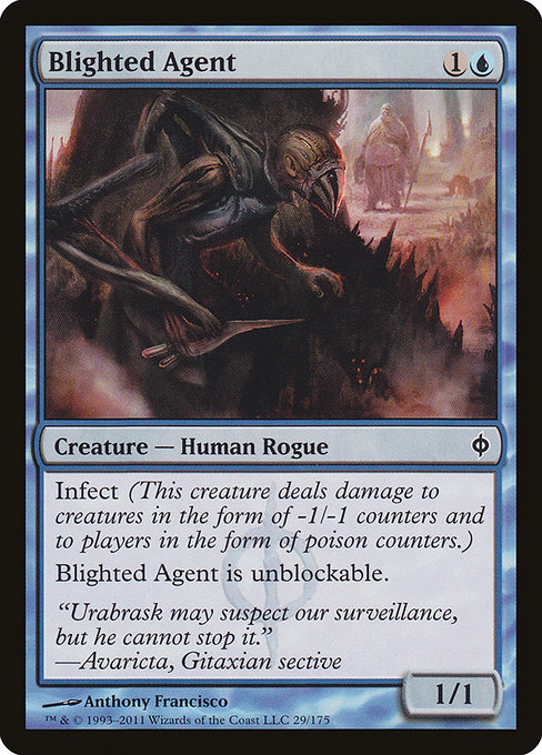 Blighted Agent [Phyrexian Foil]