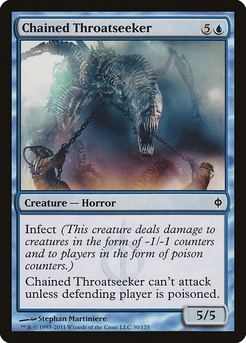 Chained Throatseeker [Phyrexian Foil]
