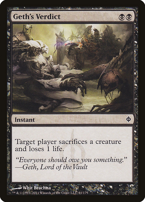 Geth's Verdict [Phyrexian]