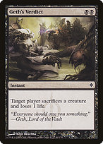 Geth's Verdict [Phyrexian]