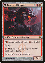 Moltensteel Dragon [Phyrexian]