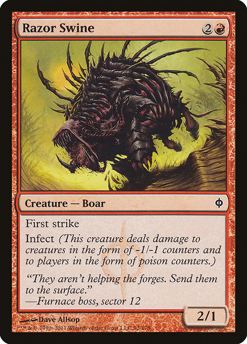 Razor Swine [Phyrexian]