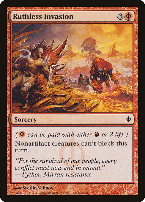 Ruthless Invasion [Phyrexian Foil]