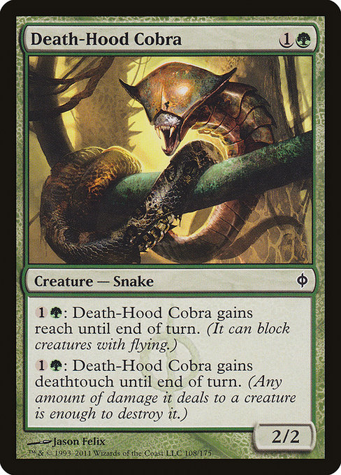 Death-Hood Cobra [Phyrexian Foil]