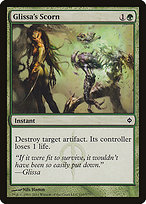 Glissa's Scorn [Phyrexian]