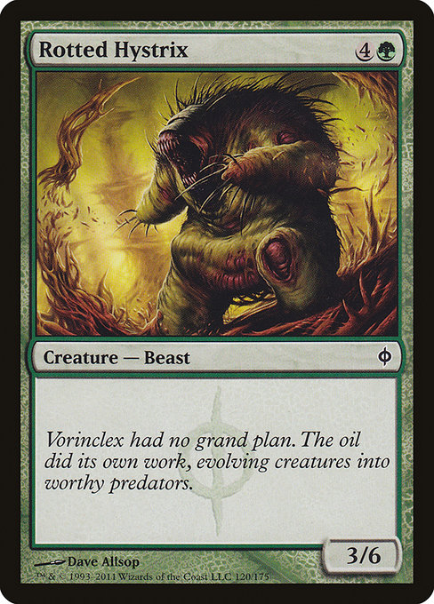 Rotted Hystrix [Phyrexian Foil]