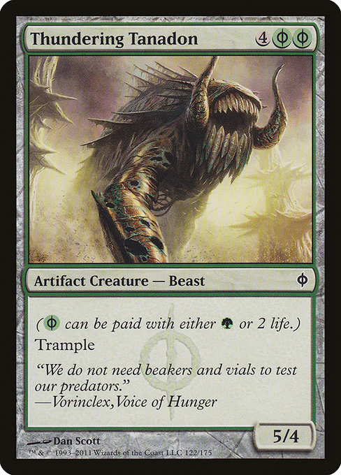 Thundering Tanadon [Phyrexian]