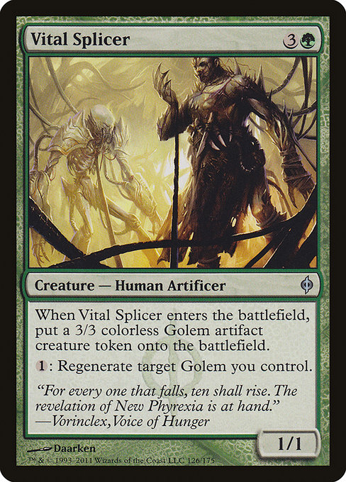 Vital Splicer [Phyrexian]