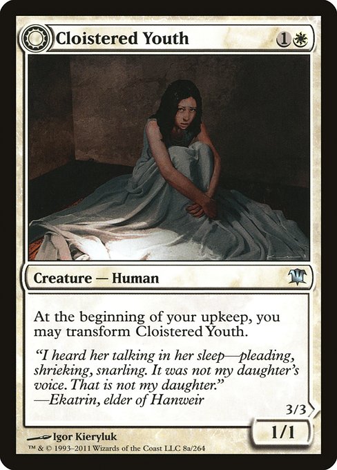 Cloistered Youth // Unholy Fiend [Foil]