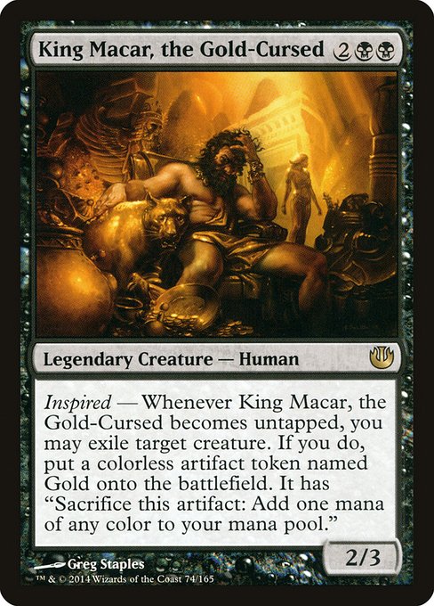 King Macar, the Gold-Cursed [Foil]