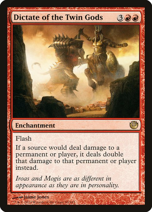 Dictate of the Twin Gods [Foil]
