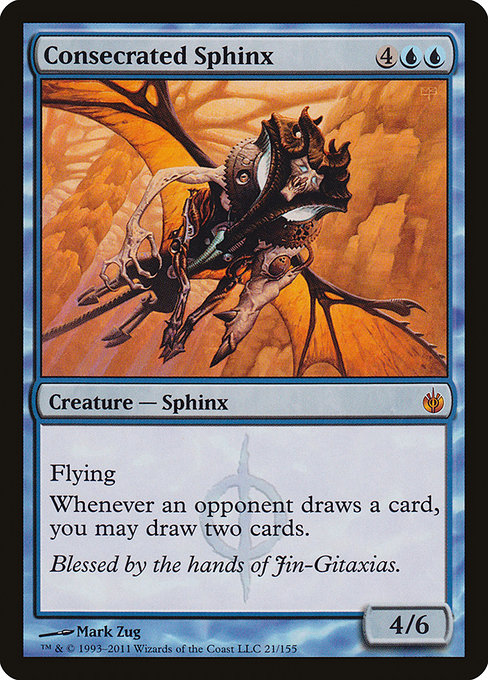 Consecrated Sphinx [Phyrexian]