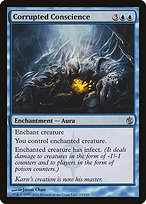 Corrupted Conscience [Phyrexian] [EX]