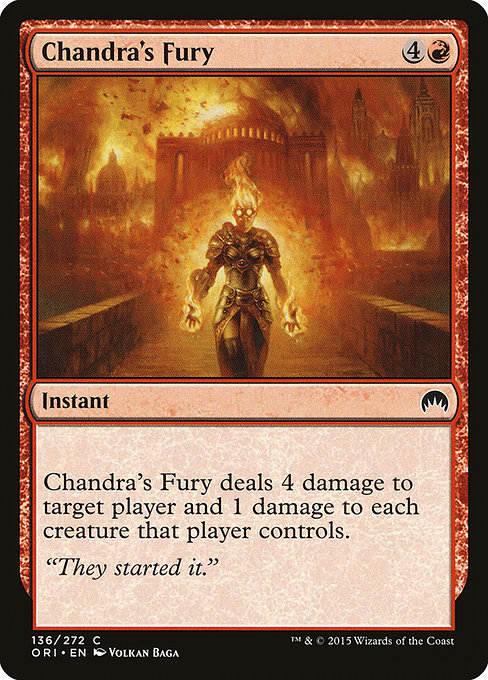 Chandra's Fury [Foil]