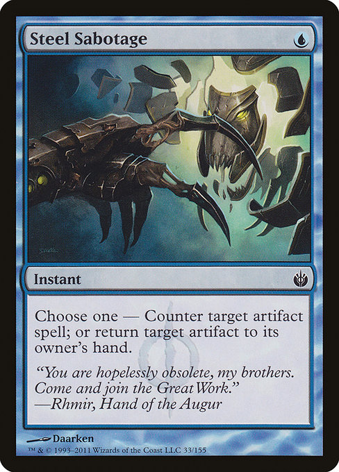 Steel Sabotage [Phyrexian]