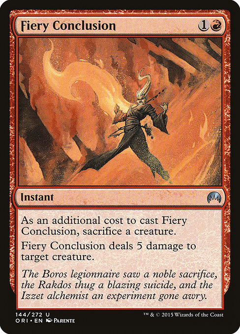Fiery Conclusion [Foil]