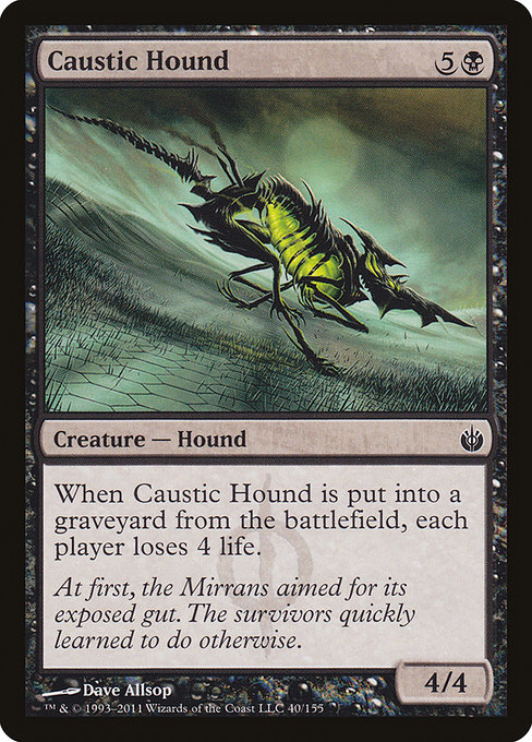 Caustic Hound [Phyrexian]