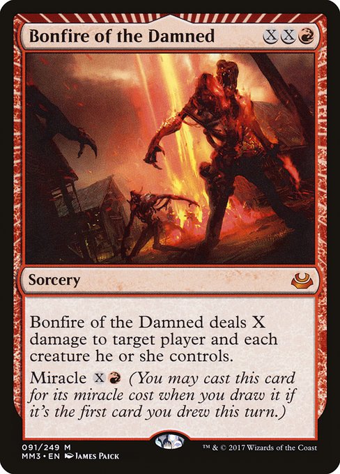 Bonfire of the Damned [Foil]