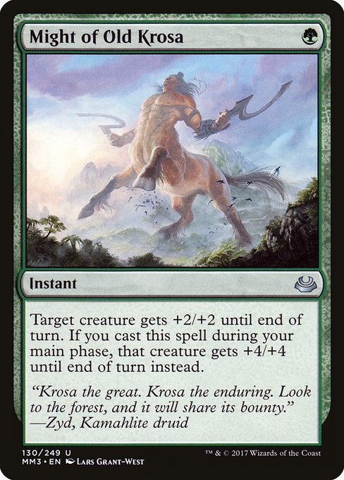 Might of Old Krosa [Foil]