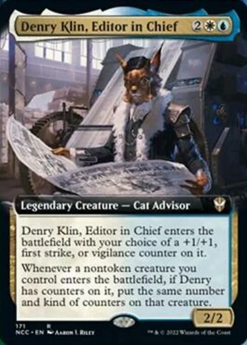 Denry Klin, Editor in Chief [Extended Artwork]
