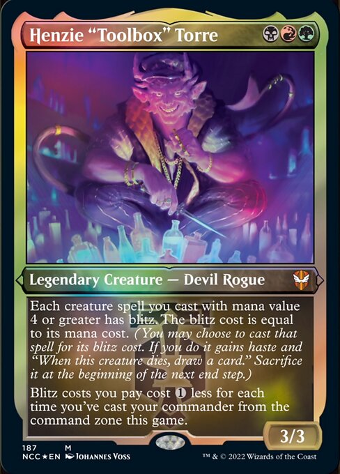 Henzie "Toolbox" Torre [Etched Foil]