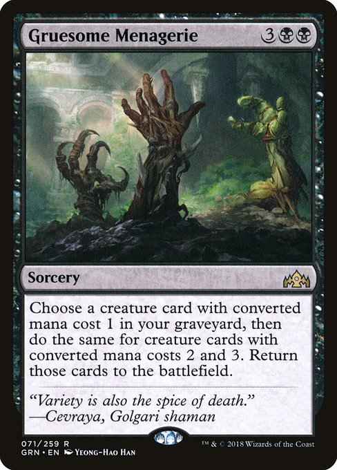Gruesome Menagerie [Foil]
