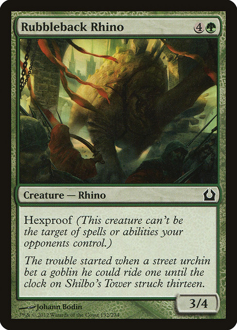 Rubbleback Rhino [Foil]