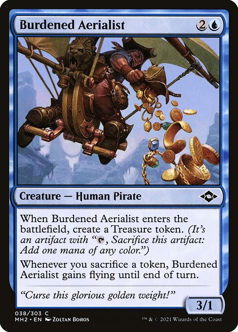 Burdened Aerialist [Foil]
