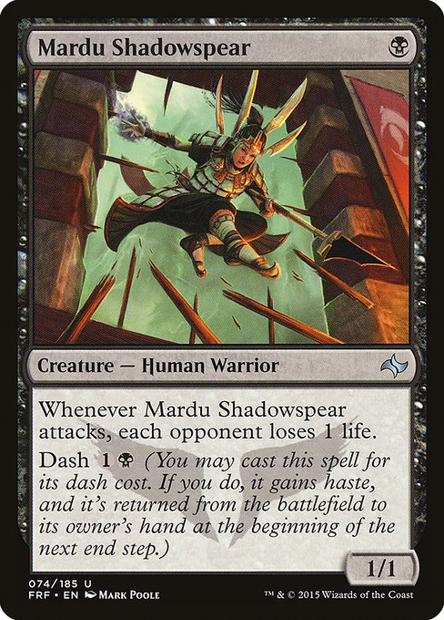 Mardu Shadowspear [Foil]