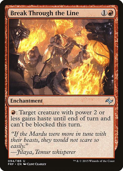 Break Through the Line [Foil]
