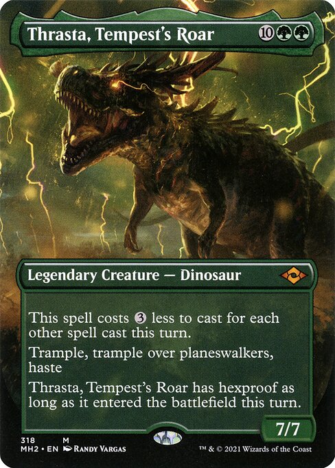 Thrasta, Tempest's Roar [Borderless Foil]