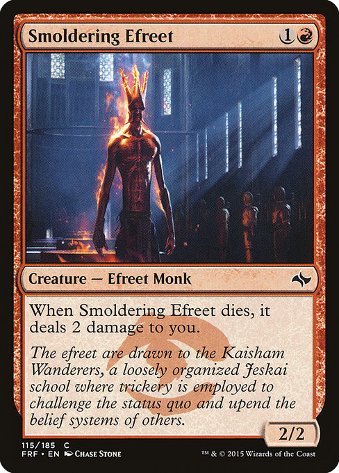 Smoldering Efreet [Foil]