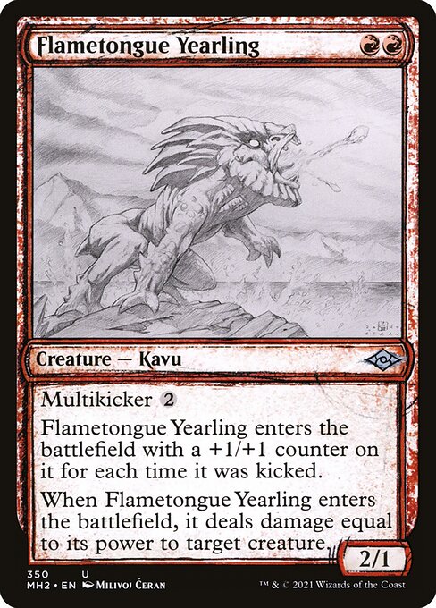 Flametongue Yearling [Showcase Foil]