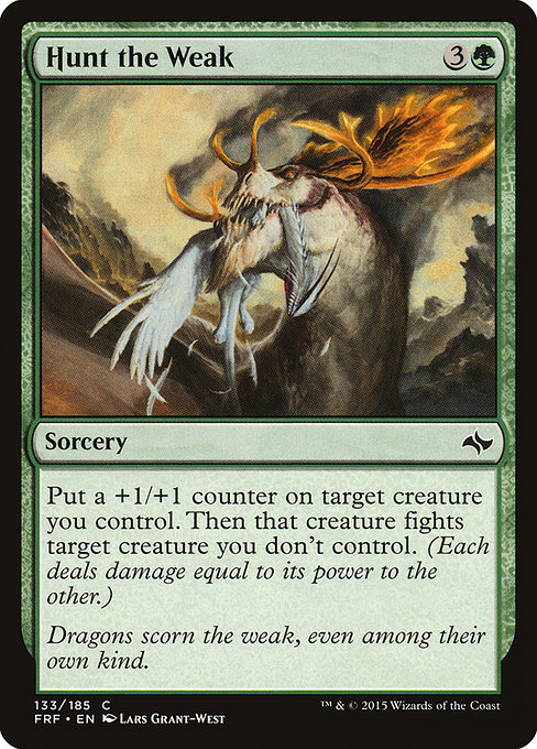 Hunt the Weak [Foil]