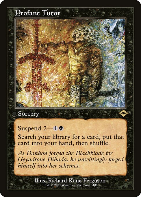 Profane Tutor [Retro Frame Foil]