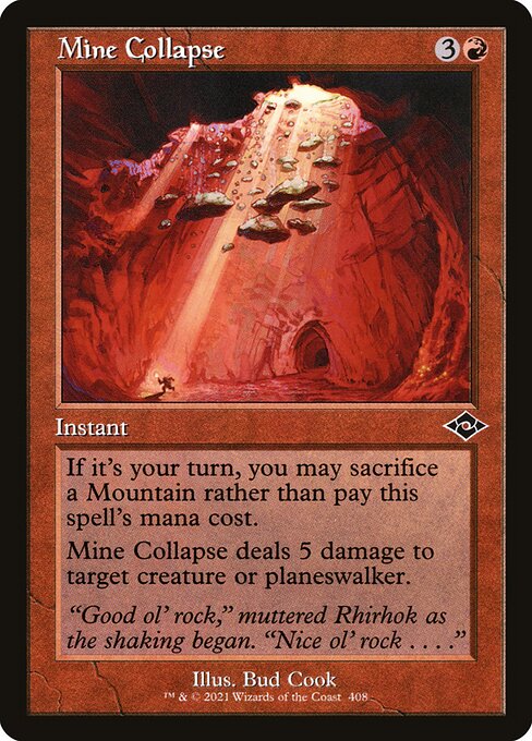 Mine Collapse [Retro Frame Foil]