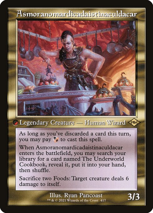 Asmoranomardicadaistinaculdacar [Retro Frame Foil]