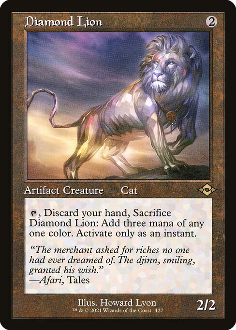 Diamond Lion [Retro Frame Foil]