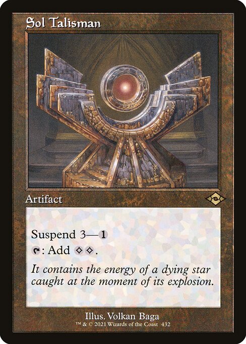 Sol Talisman [Retro Frame Foil]