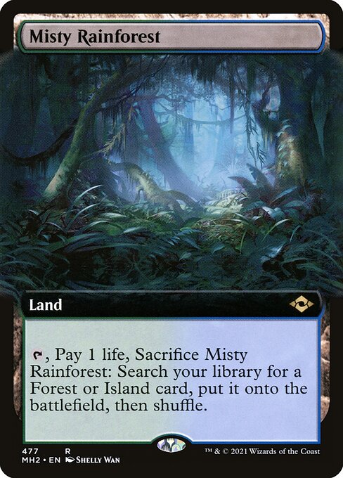 Misty Rainforest [Extended Artwork Foil]