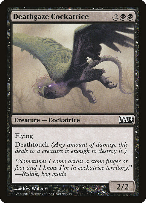 Deathgaze Cockatrice [Foil]