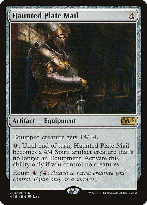 Haunted Plate Mail [Foil]