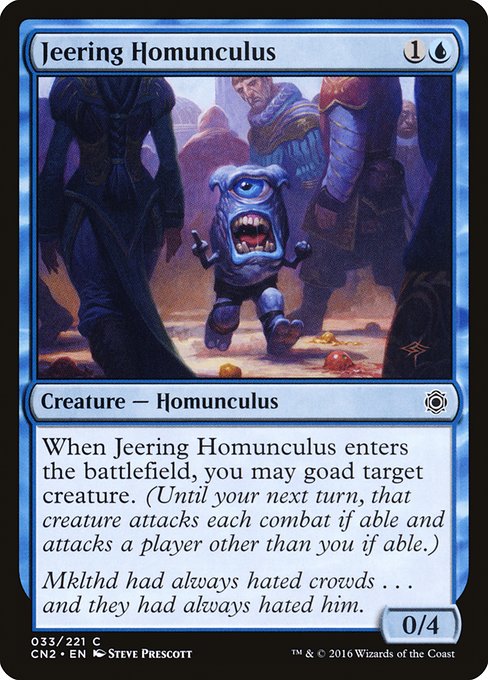 Jeering Homunculus [Foil]