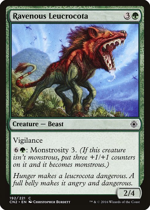 Ravenous Leucrocota [Foil]