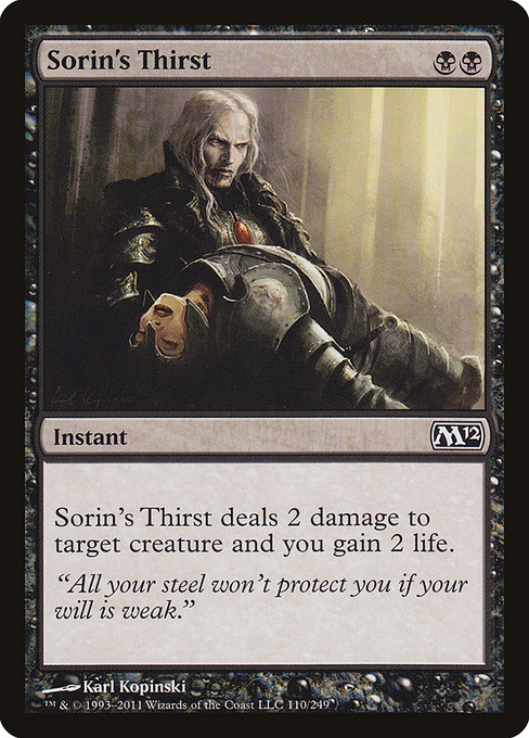 Sorin's Thirst [Foil]